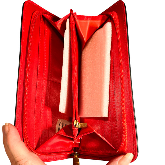 Jafra New textured zippered vegan leather wallet - Picture 3 of 8